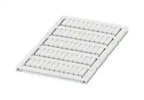 0830756: Terminal Block Marker, White, Marker Sheet, Terminal Blocks, Blank (Legend), 5.2 mm, UCT6M-TM