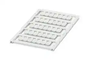 0830755: Terminal Block Marker, White, Marker Sheet, ENTRELEC Terminal Blocks, Blank (Legend), 7.9 mm
