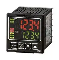 AKT4R1111001 — Temperature Controller, KT4R Series, 1/16 DIN, 100 to 240 Vac, Relay Output, Serial Communication
