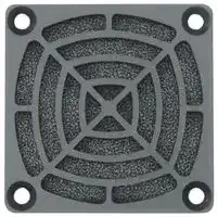 MC32695: Fan Filter Assembly, 60 mm, 60mm Axial Fans, 50 mm, PU (Polyurethane) Foam, Plastic