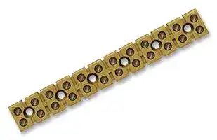 0243520000: Panel Mount Barrier Terminal Block, 2 Row, 12 Ways, 22 AWG, 12 AWG, 24 A