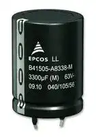 B43455D5108M000: Electrolytic Capacitor, Screw, 1000 µF, 450 V, ± 20%, Screw, 10000 hours @ 85°C