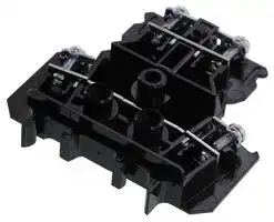 BNDH15W: TERMINAL BLOCK, DIN RAIL, 4POS, 14AWG