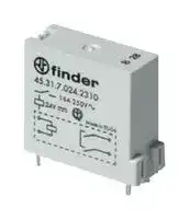 453170240310: Power Relay, SPST-NO, 24 VDC, 16 A, 45 Series, Through Hole