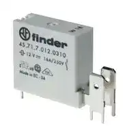 457170120310: Power Relay, SPST-NO, 12 VDC, 16 A, 45 Series, PCB