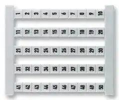 793-501: Terminal Block Marker, Terminal Block Marker, Terminal Blocks, 5 mm