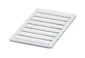 0824646: Terminal Block Marker, White, Marker Sheet, Terminal Blocks, Blank (Legend), 6.2 mm, UC-TMF
