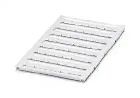 0818124: Terminal Block Marker, White, Marker Sheet, Terminal Blocks, Blank (Legend), 10.2 mm, UC-TMF