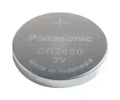 CR-2450/BS: Battery, 3 V, 2450, Lithium Manganese Dioxide, 620 mAh, Flat Top, 1