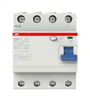2CSF204101R1630: Circuit Breaker, RCCB, F200, 4P, 30 mA, 400 V, 63 A