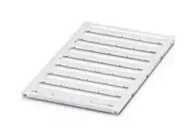 0819262: Terminal Block Marker, White, Marker Sheet, Terminal Blocks, Blank (Legend), 16 mm, UC-TMF