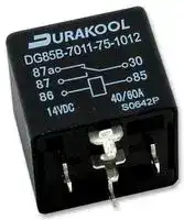 DG85C-8021-75-1024: Automotive Relay, 24 VDC, SPST-NO, Through Hole, Solder, DG85C Series