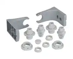 97589035.: Fixing Bow, Signal Indicator, 3-Tier, Polycarbonate/ABS, Grey, IP65, 35 x 48 mm
