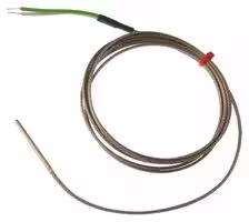 XF-1419-FAR: Thermocouple, IEC Fabricated Grounded Tip, K, Glass Fibre, Stainless Steel, 2 m