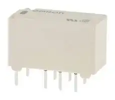 G6S-2-DC5: Signal Relay, 5 VDC, DPDT, 2 A, G6S Series, Through Hole, Non Latching