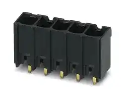 1657915: Terminal Block, Header, 5.08 mm, 5 Ways, 16 A, 24 V, Through Hole Right Angle