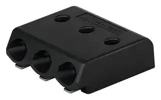 2059-323/998-403: Wire-To-Board Terminal Block, Black, 3 mm, 3 Ways, 26 AWG, 22 AWG, 0.5 mm², Clamp