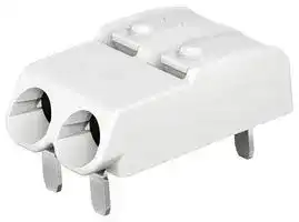 2060-1452/998-404: Wire-To-Board Terminal Block, White, 4 mm, 2 Ways, 24 AWG, 18 AWG, 0.75 mm², Push In