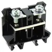 BNH50W: TERMINAL BLOCK, DIN RAIL, 2POS, 6AWG
