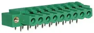 CTBP97HJ/9FL: Terminal Block, Flanged, Socket, 5.08 mm, 9 Ways, Through Hole Right Angle