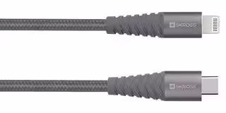 2.700273: USB Cable, Type C Plug to Lightning Connector, 2 m, 6.6 ft, Space Grey