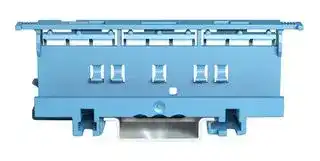 221-510/000-006: Accessory, 2, 3 and 5 Splicing Conenctors Conductors - 221 Series (6mm²), Mounting Carrier