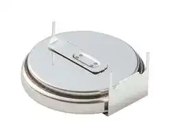 CR2450W-HE6: Battery, 3 V, 24.5mm Coin Cell, Lithium Manganese Dioxide, 550 mAh, PCB Pins, 1