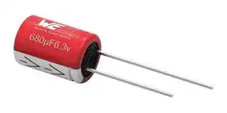 870235673001: Polymer Aluminium Electrolytic Capacitor, 22 µF, 35 V, Radial Leaded, 0.035 ohm