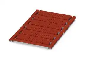0829505: Terminal Block Marker, Red, Marker Sheet, Terminal Blocks, Blank (Legend), 3.5 mm, UCT-TM