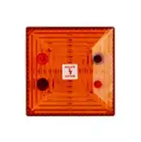212898: Visual Signal Device, Flashing, 24 VDC, Amber, IP65, FD40 Series