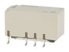 G6S-2F-Y-DC5: Signal Relay, 5 VDC, DPDT, 2 A, G6S Series, Surface Mount, Non Latching
