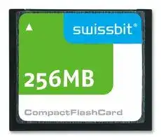 SFCF0256H1BK1MT-I-MS-553-SMA: Flash Memory Card, Compact Flash Card, Type I, 256 MB