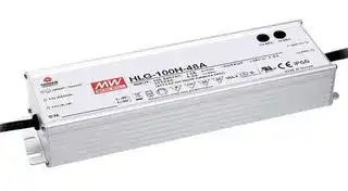 HLG-100H-42: LED Driver, ITE, 95.76 W, 42 VDC, 2.28 A, Constant Current, Constant Voltage, 90 V