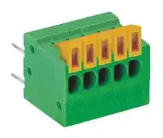 MC000002: Wire-To-Board Terminal Block, 2.54 mm, 3 Ways, 26 AWG, 20 AWG, Push In