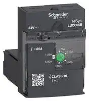 LUCC05B: Direct-On-Line Starter, 1-Phase, 5 A, 400 to 440 VAC, 550 W, 24 VAC Coil, IP20, TeSys U Series