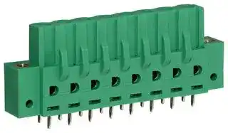CTBP97VJ/8FL: Terminal Block, Flanged, Socket, 5.08 mm, 8 Ways, Through Hole Vertical