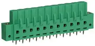 CTBP97VJ/11FL: Terminal Block, Flanged, Socket, 5.08 mm, 11 Ways, Through Hole Vertical