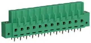 CTBP97VJ/12FL: Terminal Block, Flanged, Socket, 5.08 mm, 12 Ways, Through Hole Vertical