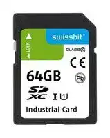 SFSD064GL2AM1TO-I-PL-22P-STD — Flash Memory Card, 3D pSLC, SDXC Card, UHS-1, Class 10, 64 GB, S-56 Series