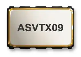 ASVTX-09-20.000MHZ-T: VCTCXO, 20 MHz, 0.5 ppm, Clipped Sinewave, 3 V, SMD, 5mm x 3.2mm, ASVTX-09