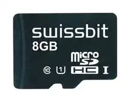 SFSD008GN1AM1TO-I-5E-22P-STD: Flash Memory Card, 3D pSLC, microSDHC Card, UHS-1, Class 10, 8 GB, S-56u Series
