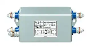 B84112G0000G120: Power Line Filter, General Purpose, 250 VAC, 20 A, Single Phase, 1 Stage, Chassis Mount