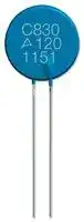 B59830C0160A070: PTC Thermistor, 3.7 ohm, Through Hole, 160 V, -25% to +25%, B59830 Series