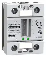 84140613N: Solid State Relay, 50 A, 660 VAC, Panel Mount, Screw, Zero Crossing