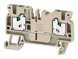 2674530000: DIN Rail Mount Terminal Block, 2 Ways, 20 AWG, 14 AWG, 2.5 mm², Snap In, 24 A
