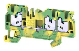 2674570000: DIN Rail Mount Terminal Block, 3 Ways, 20 AWG, 14 AWG, 2.5 mm², Snap In, 24 A