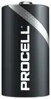 PC1300: Battery, 1.5 V, D, Alkaline, 15.476 Ah, Raised Positive and Flat Negative, 10