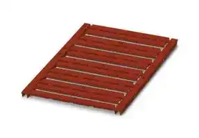 0829694: Terminal Block Marker, Red, Marker Sheet, Terminal Blocks, Blank (Legend), 16 mm, UCT-TM