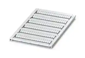 0829644: Terminal Block Marker, White, Marker Sheet, Terminal Blocks, Blank (Legend), 3.5 mm, UCT-TM