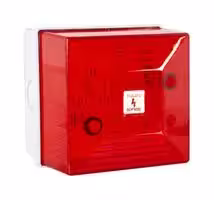 205047: Xenon Strobe Device, Flashing, 230 VAC, Red, IP65, FL40 Series
